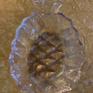 Vintage Glass pineapple candy dish